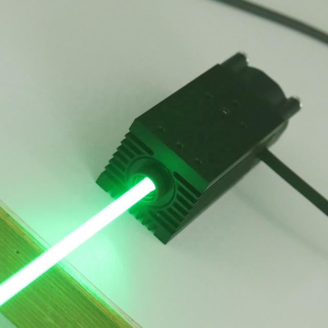 XPL-DV12M520G1600 New Industrial High Power Diode Laser Module 1.6W 520nm DC 12V TTL Driver for CNC Systems