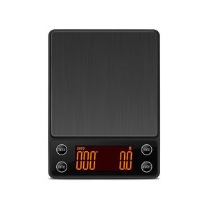 French Press Relação Café Atacado 3kg/0.1g Balanças De Cozinha Com Temporizador Balança Eletrônica De Café Balança Digital - Product Image 5