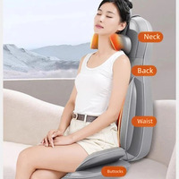 Coussin de massage Shiatsu personnalisé COSMO OEM, sans fil, 3D, avec chaleur et vibrations, pour le corps entier, le cou, le dos et la taille