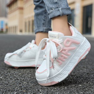 Chaussures à roulettes pour enfants, EVA respirant, patins de sport extérieurs lumineux pour enfants - Product Image 2
