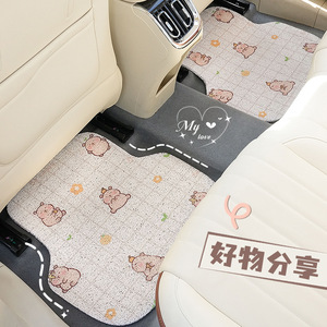 Fourniture de gros Conception personnalisée Tapis de sol universels pour voiture Tapis de sol intérieur en caoutchouc Tapis intérieur personnalisable pour voiture - Product Image 2