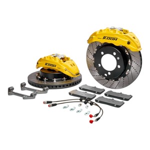Pinzas de Freno Icooh IC6 de 6 Pistones Rojas para Superdeportivos, con Discos de Ventilación Completamente Perforados para Koenigsegg Jesko <span class=keywords><strong>Gemera</strong></span> - Product Image 5