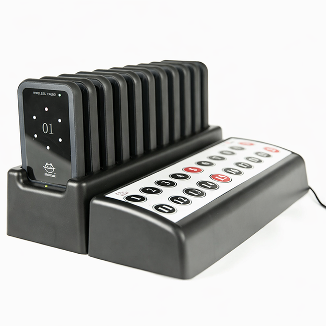 MMCall Wireless Cafe & Restaurant Coaster Pager Buzzer 433MHz 300m Range Queuing Management System Factory Direct Sell