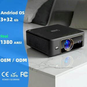 เครื่องฉายวิดีโอสำหรับโฮมเธียเตอร์ LCD ขนาด1080P 4K แบบพกพาขนาดเล็กเลเซอร์ U002หนังสือนิทานสำหรับการศึกษาห้องเรียนห้องนอน - Product Image 1