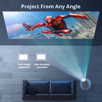 Projecteur intelligent Wi-Fi sans fil 4K Hotack L016AN pour extérieur, projecteur vidéo portable pour cinéma maison, vente en gros