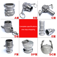 Raccord hydraulique en acier inoxydable Connect Quick Camlock Accouplement Plug Fileté mâle Npt Bspt Cam-and-groove Accouplements Type
