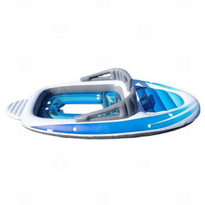 Bote Inflable de Alta Velocidad de Alta Calidad <span class=keywords><strong>para</strong></span> <span class=keywords><strong>6</strong></span> <span class=keywords><strong>Personas</strong></span>, Isla Flotante, Fiesta en el Mar, <span class=keywords><strong>Yate</strong></span> Inflable, Bote de PVC Reforzado - Product Image 2