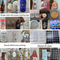 Pot de conservation alimentaire en verre personnalisé avec fenêtre, ouverture facile, impression sérigraphiée, contenants pour le stockage du riz et boîte d'emballage personnalisée