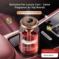 Diffuseur d'air de voiture haut de gamme en verre à fixer sur le siège, parfum longue durée et élimination des odeurs, décoratif pour véhicules