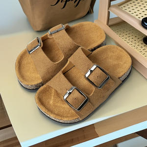 Sandalias <span class=keywords><strong>Birkenstock</strong></span> para Niños, de PVC, Resistentes al <span class=keywords><strong>Agua</strong></span>, con Doble Hebilla Ajustable, Suela Gruesa Antideslizante, Estilo Retro de Verano - Product Image 6
