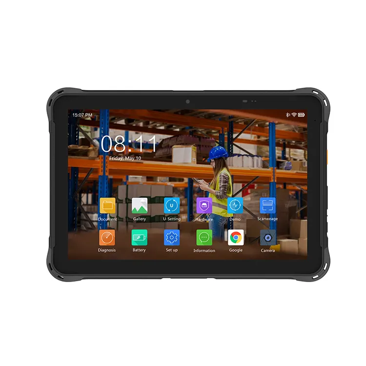 Urove tablet industri Android 10.1 inci, tablet Industri tahan banting 2.2GHz tanpa pemindai