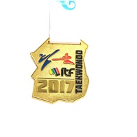 Articles les plus vendus Trophée en métal Football Récompense en métal Médaille plaquée bronze