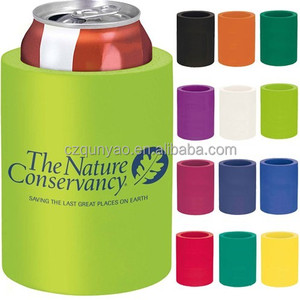 Ống giữ lon bia cách nhiệt, thân thiện với môi trường, có thể tái chế, in chuyển nhiệt, chất liệu xốp <span class=keywords><strong>NBR</strong></span>, dùng làm quà tặng khuyến mãi - Product Image 1