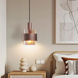 E27 Lampe Suspendue en Verre Style Moderne Minimaliste Suspension Café Salle À Manger Maison Chambre Chambre Décoration Lumières <span class=keywords><strong>Fil</strong></span> Réglable - Product Image 2