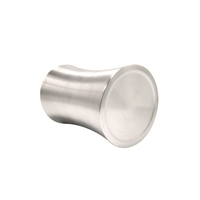 Haute qualité Portable argent acier inoxydable métal seau à glace rond moderne Bar fournitures pour vin Champagne bière refroidisseur fête utilisation