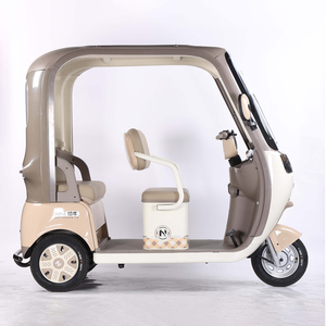 Trike électrique à <span class=keywords><strong>3</strong></span> <span class=keywords><strong>roues</strong></span> à corps ouvert pour adultes toit fermé avec roue adulte Tuk Triciclo enceinte pour le transport - Product Image 2