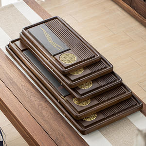 Nouveau Plateau à Thé Domestique 2023 avec Drainage, Table de Cérémonie du Thé en Pierre Noire, Plateau de Service pour Thé - Product Image 5