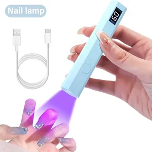 YIKOOLIN Mini Handheld UV/LED Light for Nails Manicure LED Lamp for Curing All Nail Gel Home Salon Quick Dry Flashlight Pen - Product Image 1