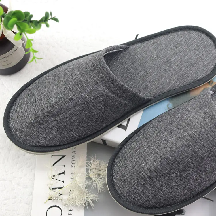 Jiaxing Hotel Slipper Gesloten Teen Luxe Koraal Fleece Eva Zool Spa 5 Sterren Hotel Slippers Met Logo