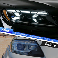 Ensemble de phares LED KGKB pour Audi Q7 4L 4LB 2006-2015, clignotants séquentiels, animation de démarrage, style Q8, mise à niveau Plug & Play