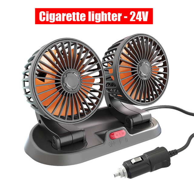 Ventilatore Auto Ricaricabile USB - 360°, 3 Velocità, Silenzioso, Per Auto E Ufficio - Foto 8