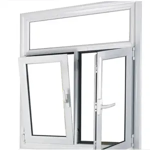 Ikealuminum 2023 manivelle fenêtre fenêtres à battants partie enrouleur de chaîne manivelle fenêtres en aluminium verre manivelle fenêtre pour maison
