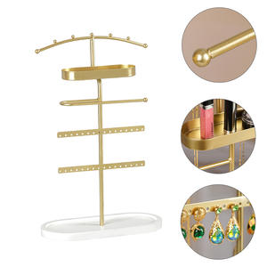 Exhibidor de Joyería Metálico Moderno para Collares, Pulseras, Anillos y Aretes, con Soporte Extraíble - Product Image 5