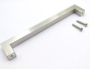 Classic Modern Style Recyclable Furniture Handle Kitchen Pull Cabinet Stainless Steel Hollow 10*10 12*12 <strong>square</strong> bar Handle - Product Image 2