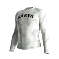 Rashguard de compression personnalisé pour homme, éco-responsable, à manches longues, pour BJJ MMA No-Gi Grappling, durable, respirant, séchage rapide