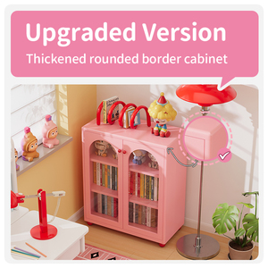Libreria Moderna in Acciaio Rosa Arrotondato, Ecologica e Portatile, Sicura per Camere dei Bambini, Camere da Letto, Soggiorni, Hotel e Appartamenti - Product Image 4