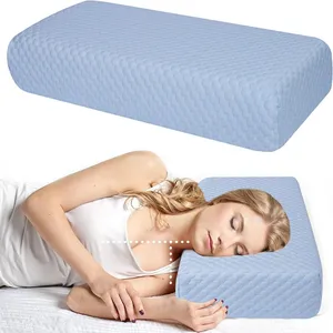 The 2024 best-selling multi-functional cut memory foam pillow can be used as a head, leg, and knee pillow.