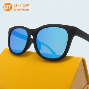 نظارات شمسية للجنسين من يو توب بعدسات مستقطبة من TR UV 400 مخصصة للرجال والنساء مخصصة للبيع بالجملة بتصميم على شكل حرف U