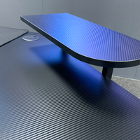 Nouvelle table de jeu multi-activités tendance de 1,8 mètre, table de bureau avec pieds en métal, bureau d'ordinateur pour le travail ou les joueurs