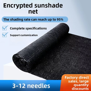 DaringFish <span class=keywords><strong>Filet</strong></span> d'ombrage noir en PE pour serre, anti-poussière, occultant, épais et dense, 6 aiguilles - Product Image 5