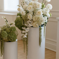 Centerpiece Bunga Bola Elegan 60cm dari Sutra Buatan, Eucalyptus, Hydrangea Putih, dan Dusty Rose untuk Latar Belakang Pernikahan, Grosir Partai Besar