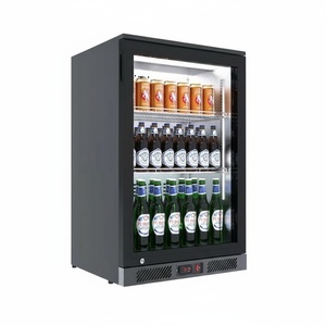 <span class=keywords><strong>Nevera</strong></span>-Bar, <span class=keywords><strong>Mini</strong></span> <span class=keywords><strong>Nevera</strong></span> con Puerta de Vidrio para Uso en Hoteles, Enfriador de Aire de Mostrador, Control Electrónico, Estantes Ajustables, Temperatura Única - Product Image 4