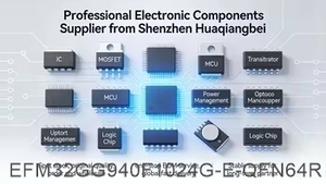 EFM32GG940F1024G-E-QFN64R IC MCU 32BIT 1MB FLASH 64QFN nouveau Original en Stock - Product Image 4