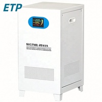 Régulateur de tension intelligent monophasé domestique TND 30 kVA, 60 A, en cuivre, avec affichage LED industriel pour servomoteur CA