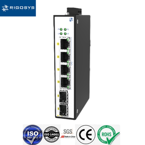 6 <strong>Port</strong> Gigabit POE+ Industrial DIN Rail <strong>Ethernet</strong> Switch Unmanaged 1000M for OEM/ODM - Product Image 5