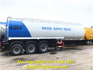 Rimorchio Trasportatore d'Acqua Potabile da 40 Tonnellate, Rimorchio a 3 Assi per Consegna Acqua - Product Image 5