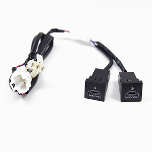 Adecuado para Volkswagen Golf 6 <span class=keywords><strong>Touran</strong></span> Sagitar 06-15, Cargador USB para Auto QC3.0, Carga Rápida PD, Aparatos Eléctricos para Auto - Product Image 2