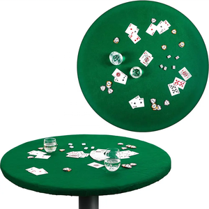 36 đến 48 inch cảm thấy Thẻ bảng trò chơi Bìa vòng khăn trải bàn đàn hồi Poker bảng Bìa Topper bảo vệ Mat cho bảng - Product Image 1
