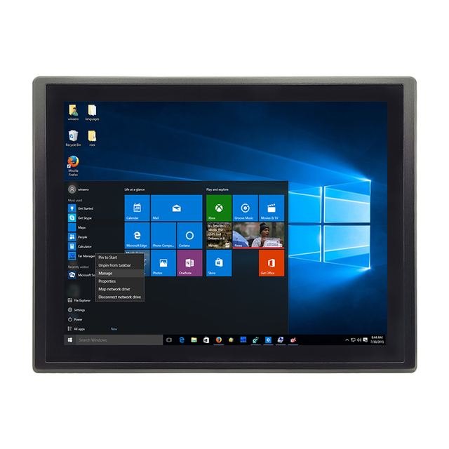 17 Inch Rugged Industrial Core I5-5200U Full IP65 Waterproof Projected Capacitive Touch Panel PC