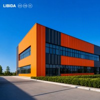 Bâtiment d'entrepôt à structure métallique pour centre de distribution logistique, projet de charpente de stockage préfabriquée