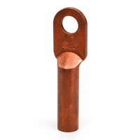 Cosses annulaires en cuivre série DT T2, plaquées étain, 600V, pour connexion par sertissage de câbles électriques