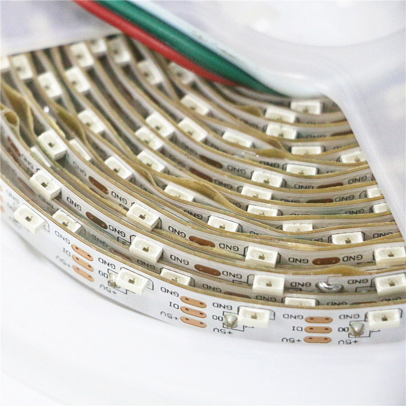 SK6812 4020 LED Side Emitting LED Strip 100leds/m WS2812B IC Addressable 5mm Thin Light Strip Indoor Use DC5V 1m-5m