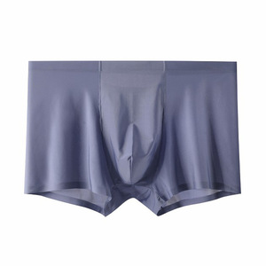Caleçons Boxers Respirants et Antibactériens 5A en Soie Glacée à Séchage Rapide pour Hommes, Idéaux pour Jeunes Étudiants, Vente en Gros, Sous-vêtements Transfrontaliers - Product Image 5