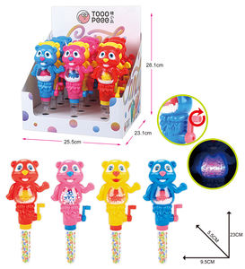 कई प्रकार की कार प्ले उपहार प्लास्टिक बच्चों को साफ ट्यूब लाइट अप कैंडी खिलौने 2025 - Product Image 5