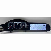 Double Écran 12,3 Pouces 8 Go+128 Go, Navigation GPS Android et Tableau de Bord Numérique Linux pour Audi A6 A6L 2005-2012 Conduite à Gauche