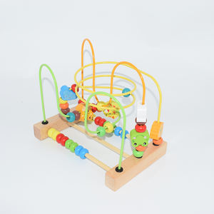 <span class=keywords><strong>Grand</strong></span> jouet de Puzzle de perle de marche pour enfants <span class=keywords><strong>en</strong></span> <span class=keywords><strong>bois</strong></span> bébé coordination œil-main jouet de perle labyrinthe multi-activités - Product Image 6